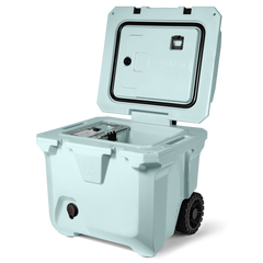 Br Tank 35-Quart Rolling Cooler | Blue Agave