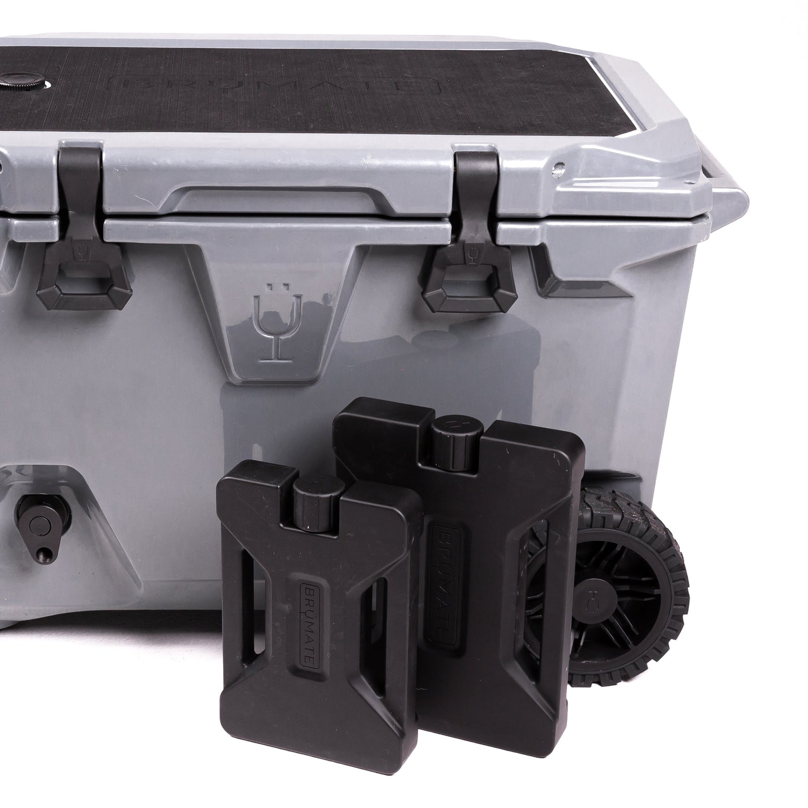 Br Tank 55-Quart Double Drink Holder Cooler Bundle | Denim