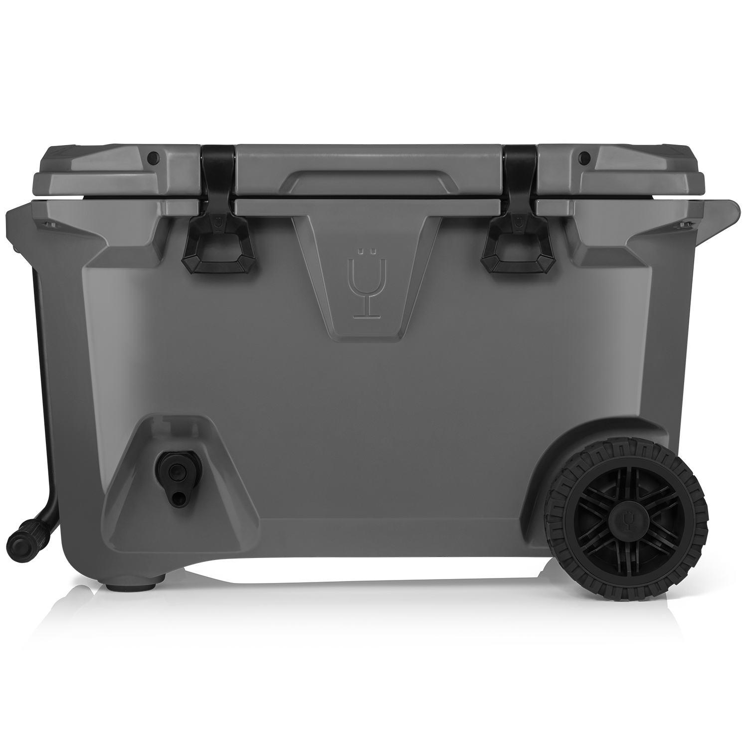 Br Tank 55-Quart Rolling Cooler | Charcoal