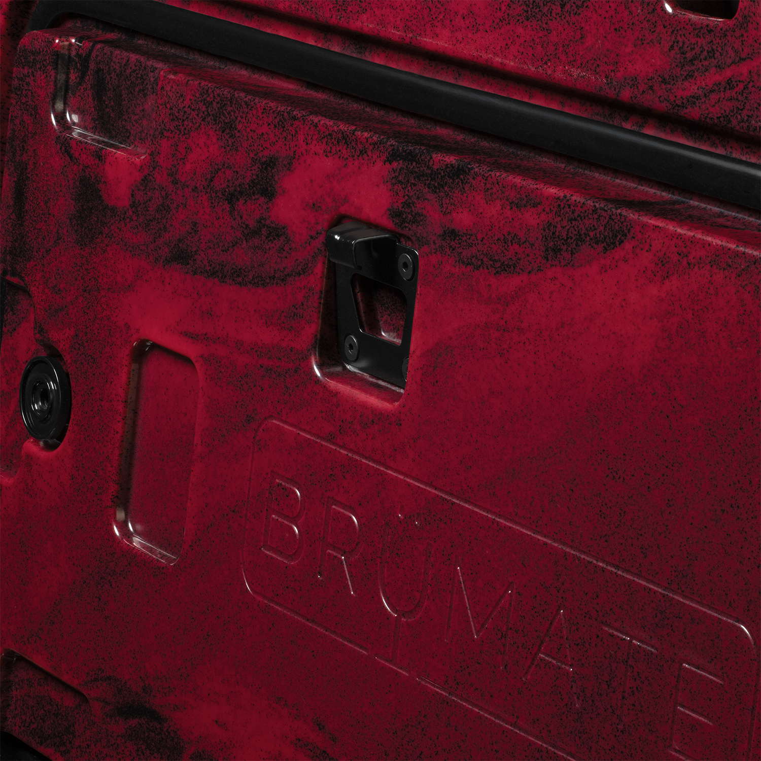 Br Tank 55-Quart Rolling Cooler | Red & Black Swirl
